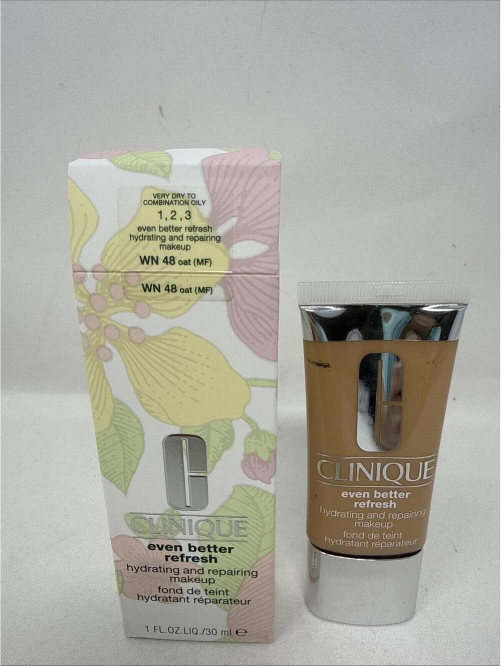 Clinique Even Better Refresh Hydrating & Repairing Makeup Foundation WN48 CJ#101
